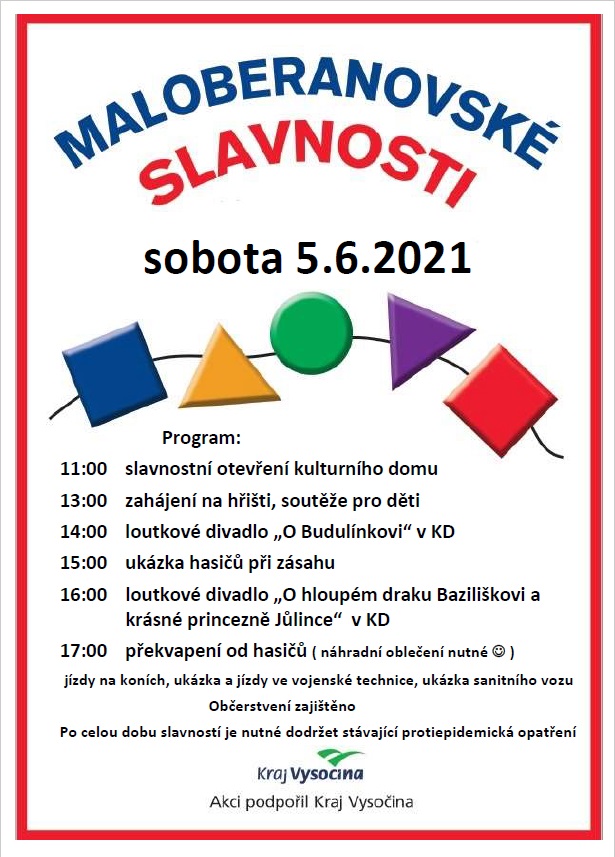 Maloberanovské slavnosti 2021