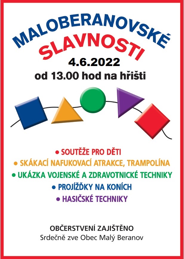 Maloberanovské slavnosti 2022