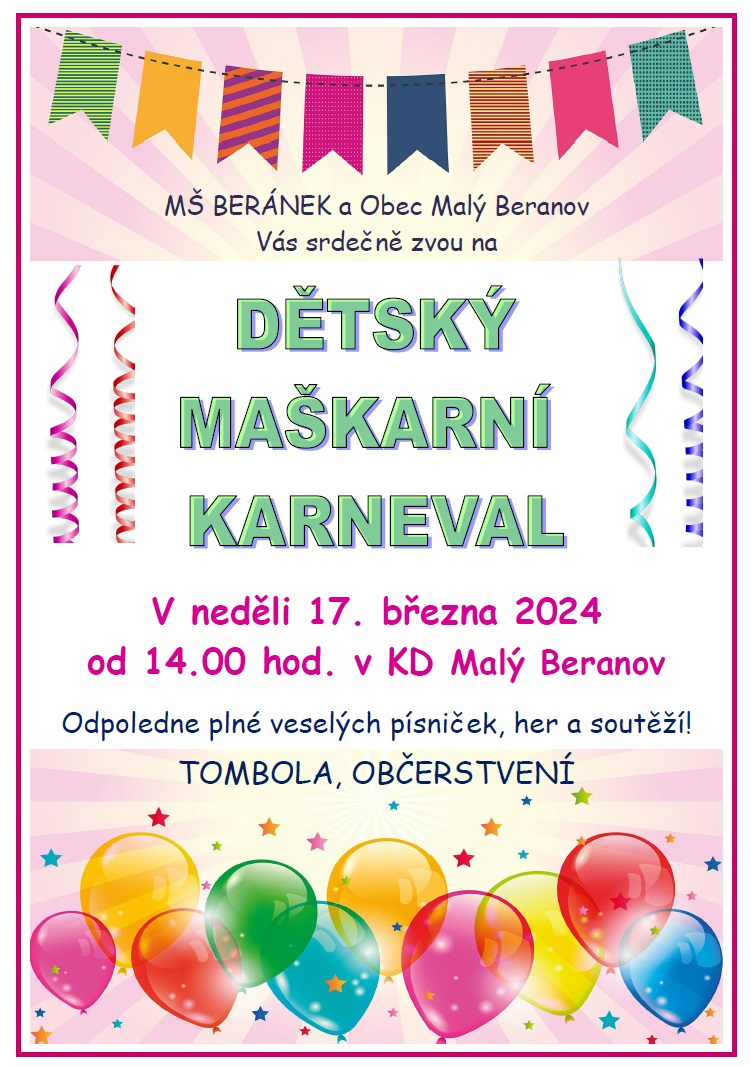 Dětský maškarní karneval