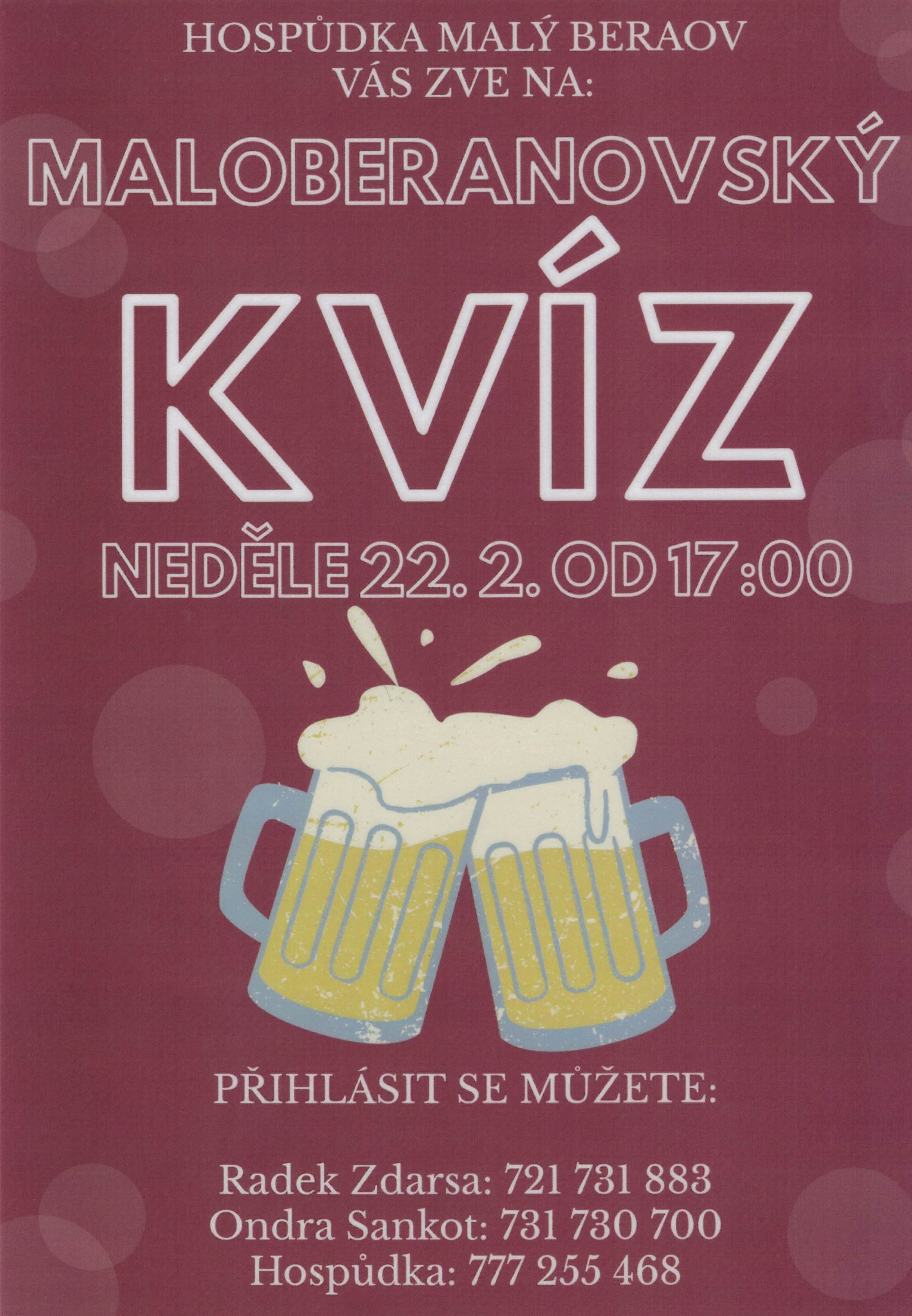 Maloberanvský KVÍZ