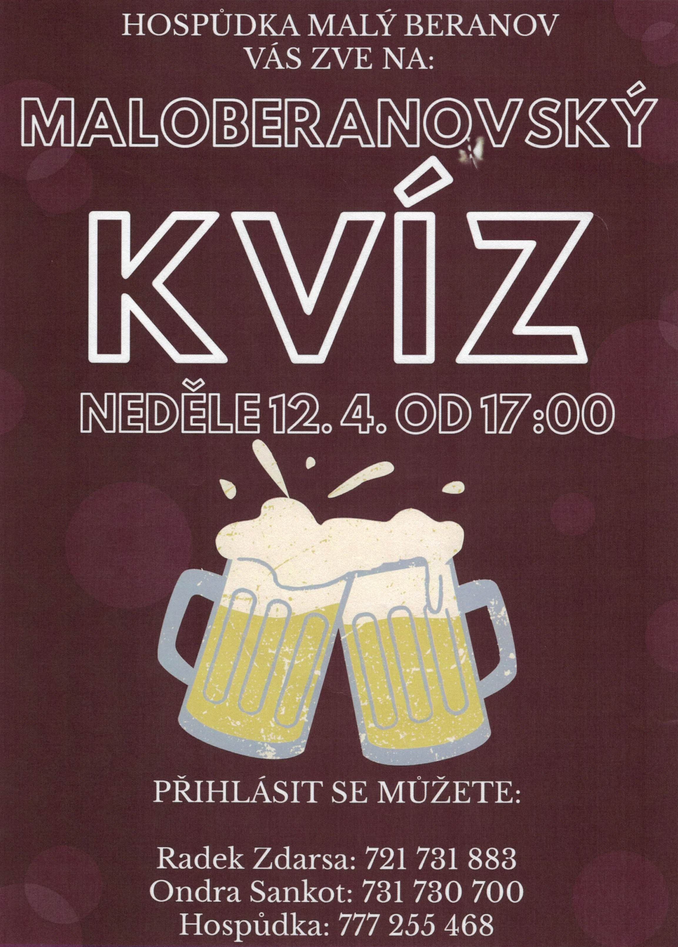 Maloberanovský KVÍZ