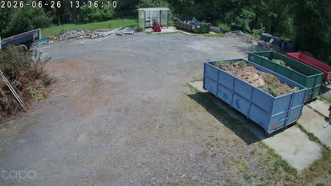 Sběrné místo opatřeno kamerou